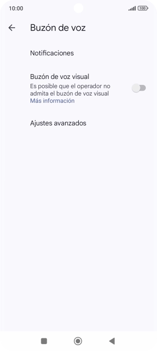 Pulsa Ajustes avanzados.