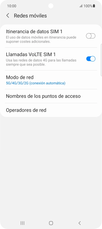 Pulsa el indicador junto a 
