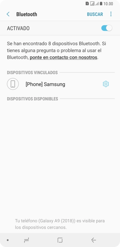 Pulsa la tecla de inicio para terminar y regresar a la pantalla de inicio.