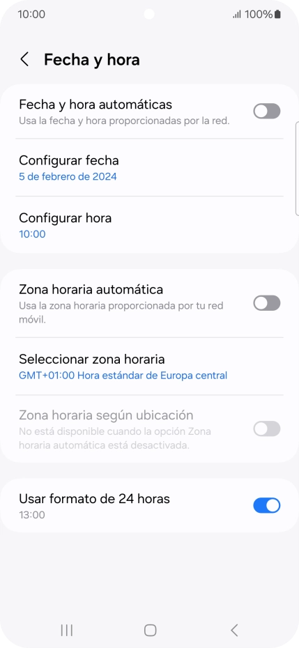 Pulsa el indicador junto a 