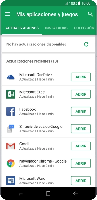 Pulsa INSTALADAS.