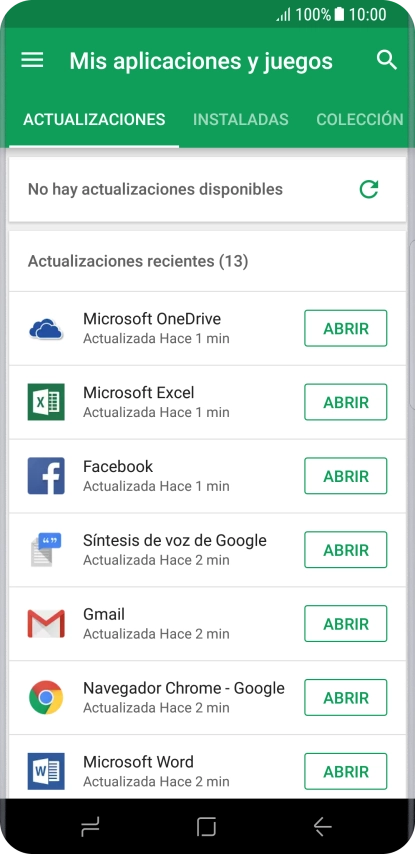 Pulsa INSTALADAS.