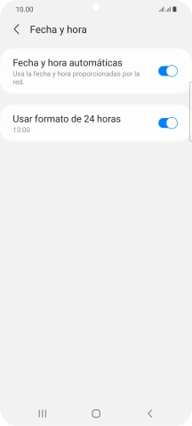 Pulsa la tecla de inicio para terminar y regresar a la pantalla de inicio.