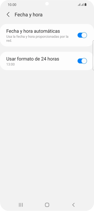 Pulsa la tecla de inicio para terminar y regresar a la pantalla de inicio.