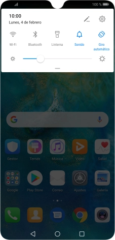 Pulsa el icono de modo de sonido las veces que sean necesarias para activar o desactivar el modo silencioso.