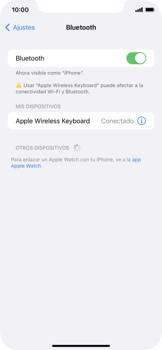 Desliza el dedo hacia arriba desde la parte inferior de la pantalla para terminar y volver a la pantalla de inicio.