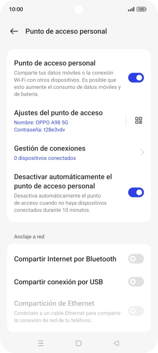 Pulsa la tecla de inicio para terminar y regresar a la pantalla de inicio.
