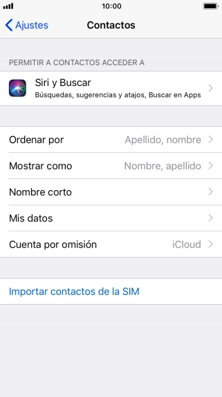 Pulsa Importar contactos de la SIM.