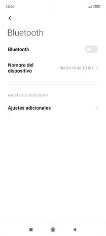 Pulsa el indicador junto a 