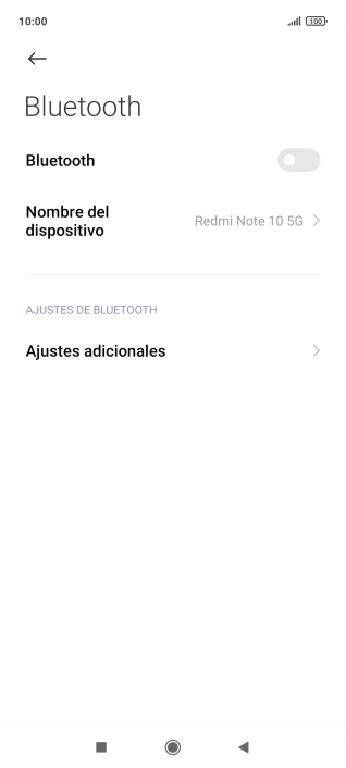 Pulsa el indicador junto a 