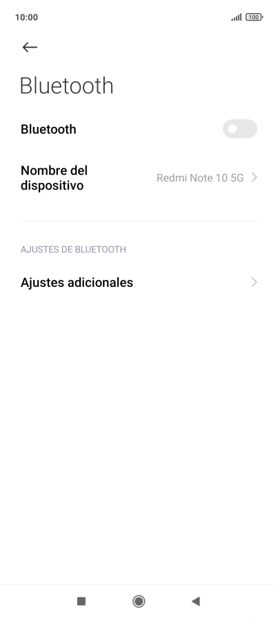 Pulsa el indicador junto a 