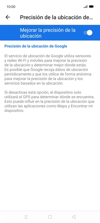 Si pulsas el indicador junto a 