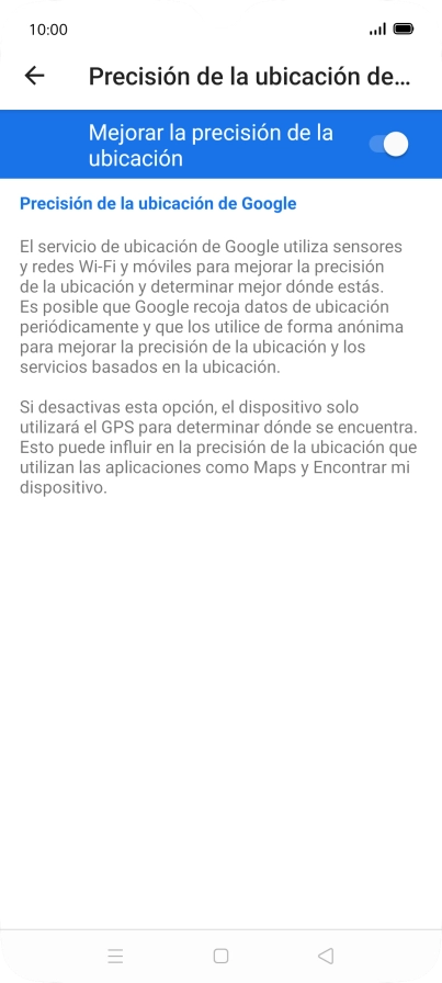 Si pulsas el indicador junto a 
