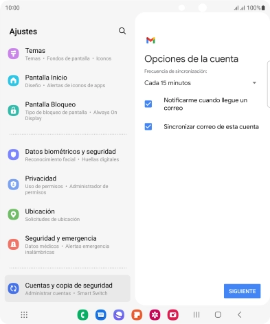 Pulsa la lista desplegable bajo 