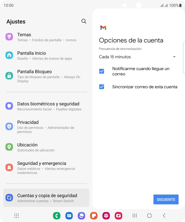 Pulsa la lista desplegable bajo 