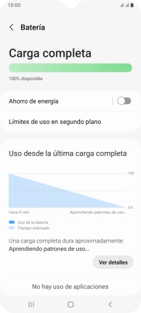 Pulsa Ahorro de energía.