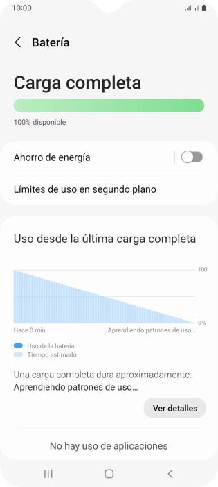 Pulsa Ahorro de energía.