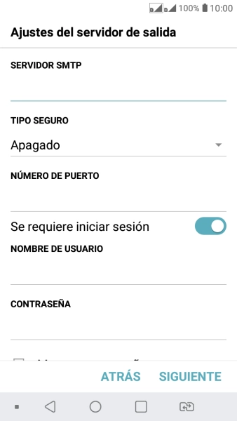 Pulsa la lista desplegable bajo 