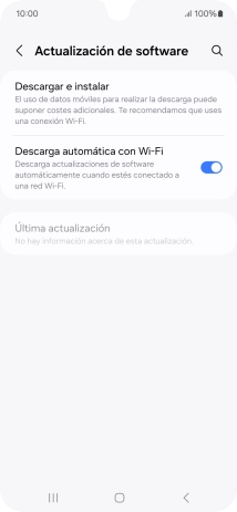 Pulsa Descargar e instalar. Si hay una versión de software nueva disponible, aparecerá ahora en la pantalla. Sigue las indicaciones de la pantalla para actualizar el software del teléfono.