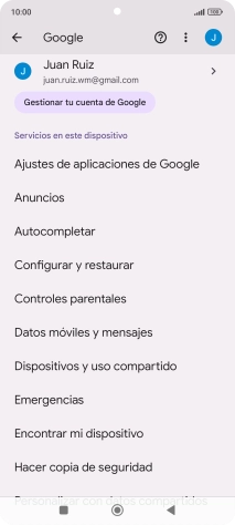 Pulsa Encontrar mi dispositivo.