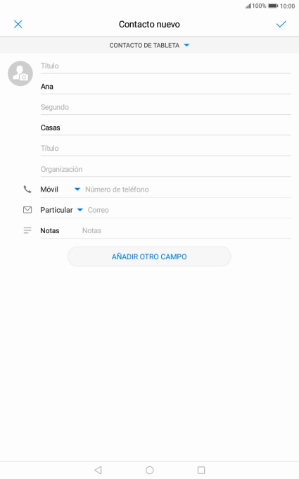 Pulsa Número de teléfono e introduce el número de teléfono deseado.