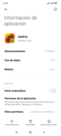 Pulsa la tecla de inicio para terminar y regresar a la pantalla de inicio.