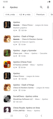 Pulsa la app deseada.