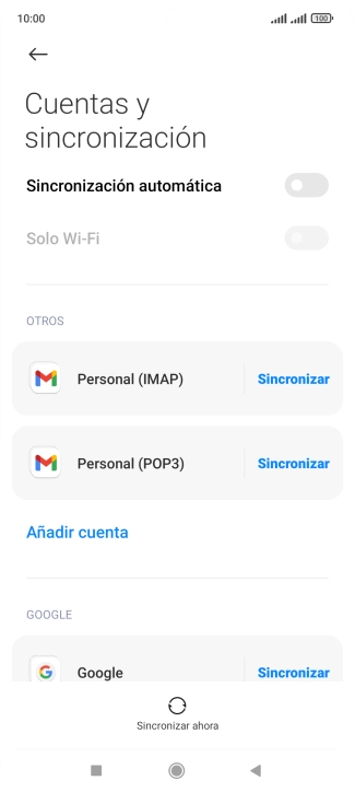 Pulsa el indicador junto a 