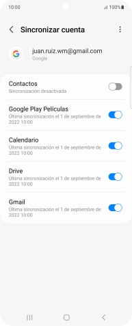 Pulsa el indicador junto a 