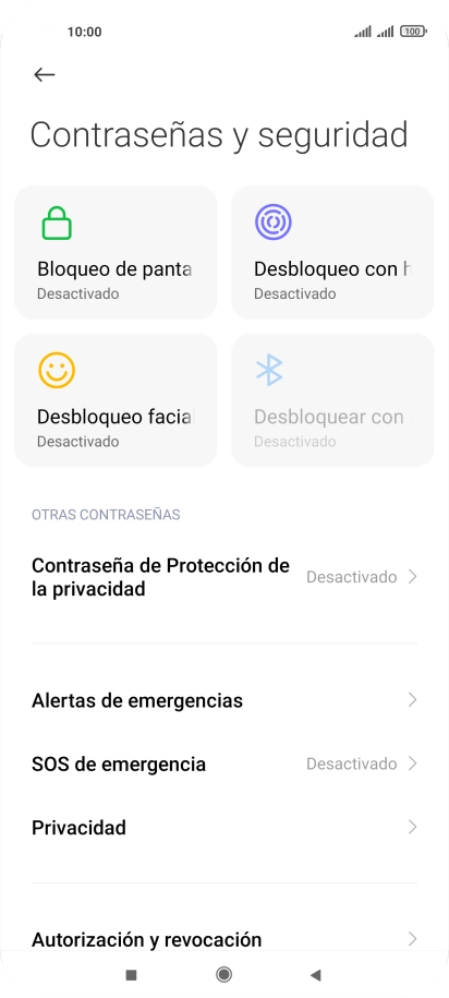 Pulsa Privacidad.