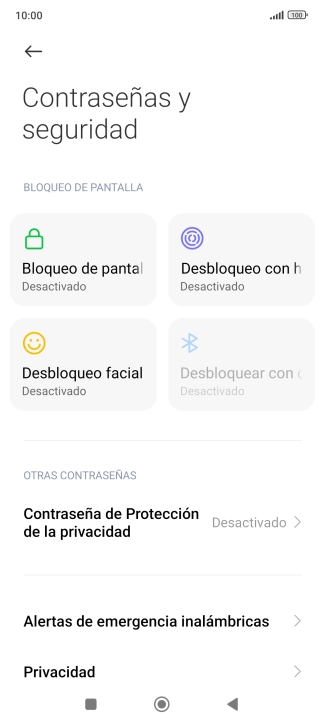 Pulsa Privacidad.