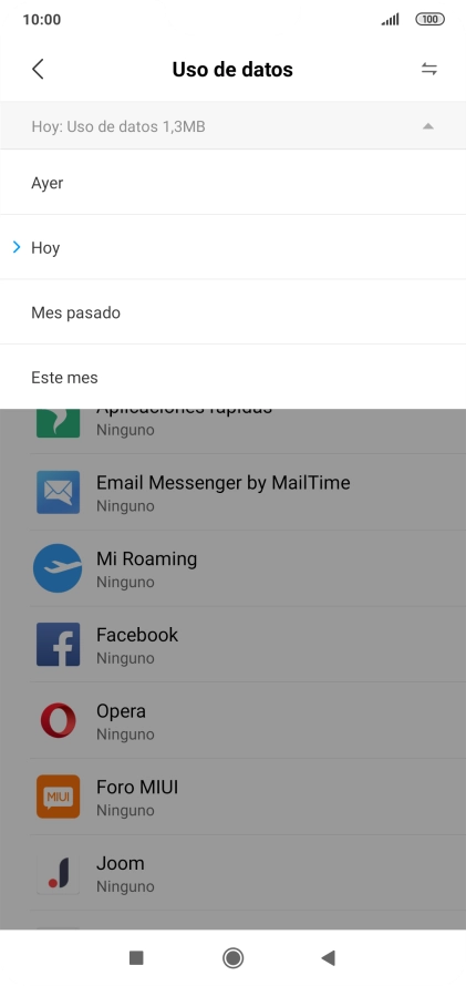 Pulsa Este mes.