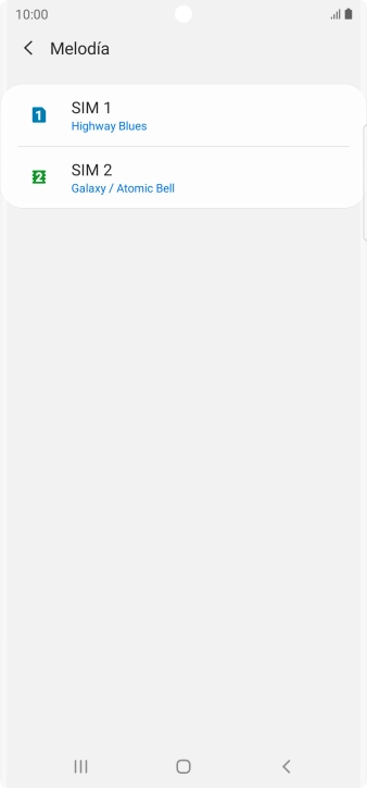 Pulsa la tecla de inicio para terminar y regresar a la pantalla de inicio.