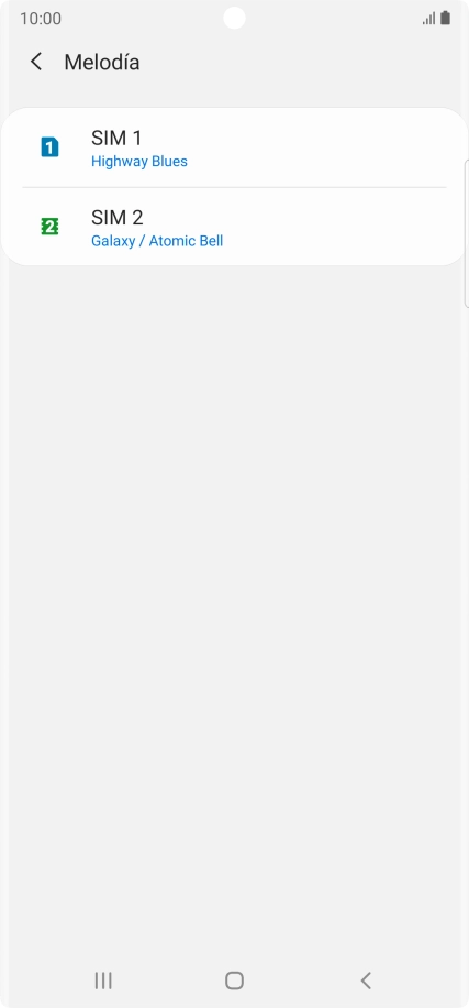 Pulsa la tecla de inicio para terminar y regresar a la pantalla de inicio.