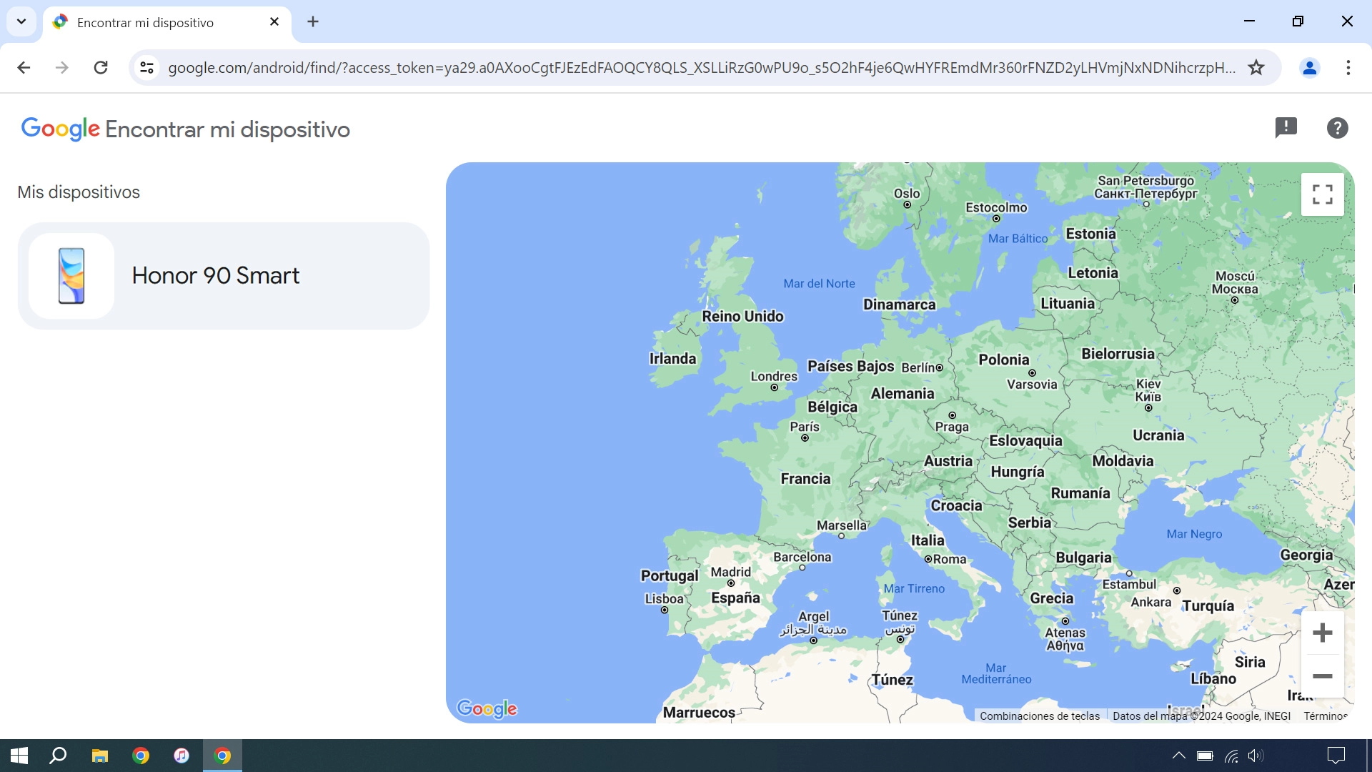 Haz clic en el dispositivo deseado.
