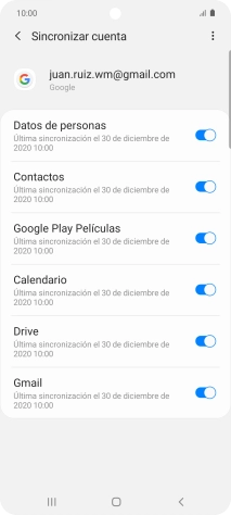 Pulsa la tecla de inicio para terminar y regresar a la pantalla de inicio.