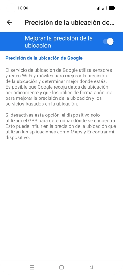 Si pulsas el indicador junto a 