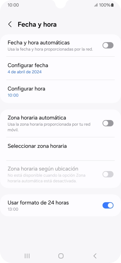 Pulsa el indicador junto a 