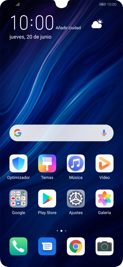 Cuando el icono de carga de batería aparece en la pantalla, el teléfono se está cargando.