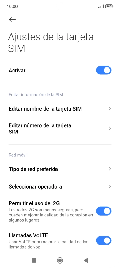 Pulsa el indicador junto a 