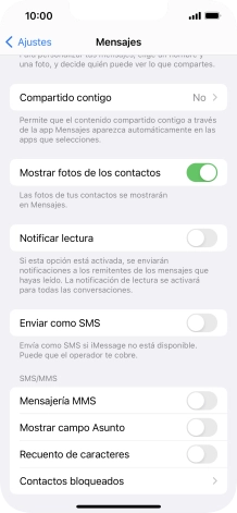 Pulsa el indicador junto a 