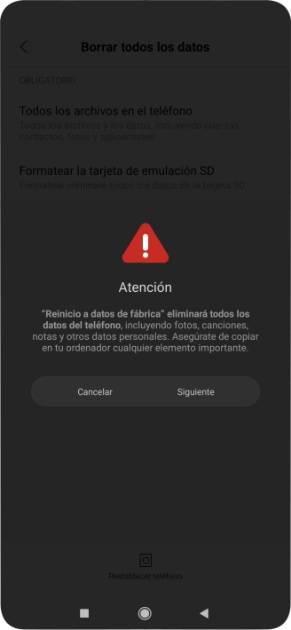 Pulsa Siguiente.