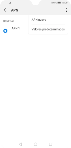 Pulsa APN nuevo.