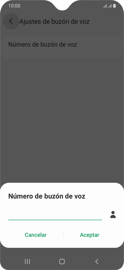 Introduce 22177 y pulsa Aceptar.