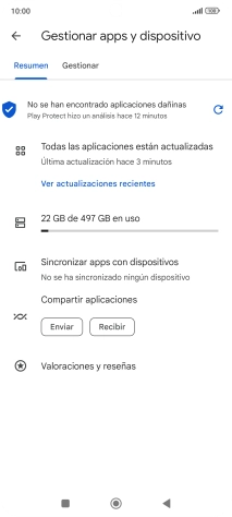 Pulsa Gestionar.