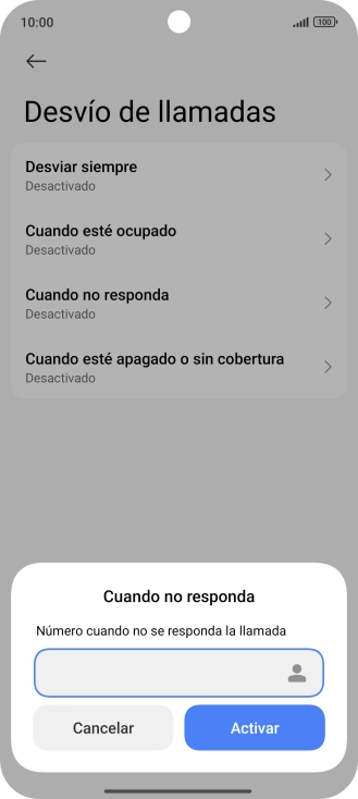 Introduce +34600132000 y pulsa Activar.