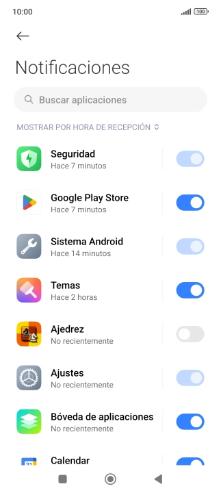 Pulsa la app deseada.