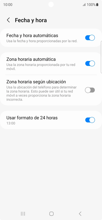 Pulsa la tecla de inicio para terminar y regresar a la pantalla de inicio.