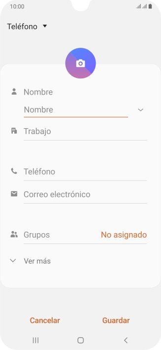 Pulsa la lista desplegable de la guía.