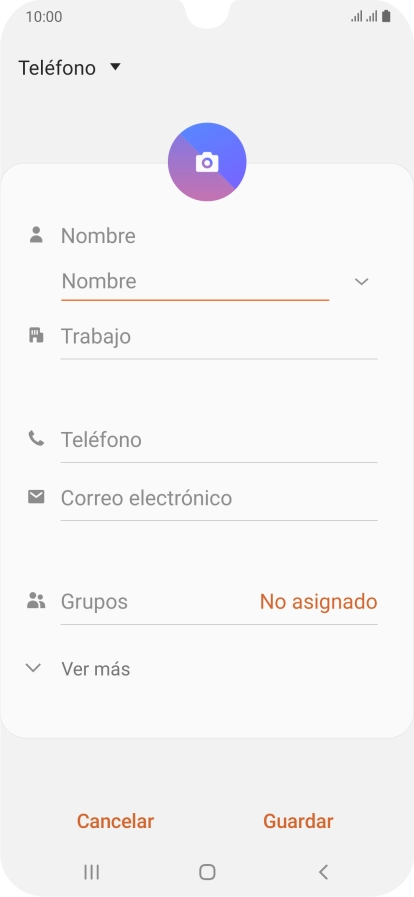 Pulsa la lista desplegable de la guía.